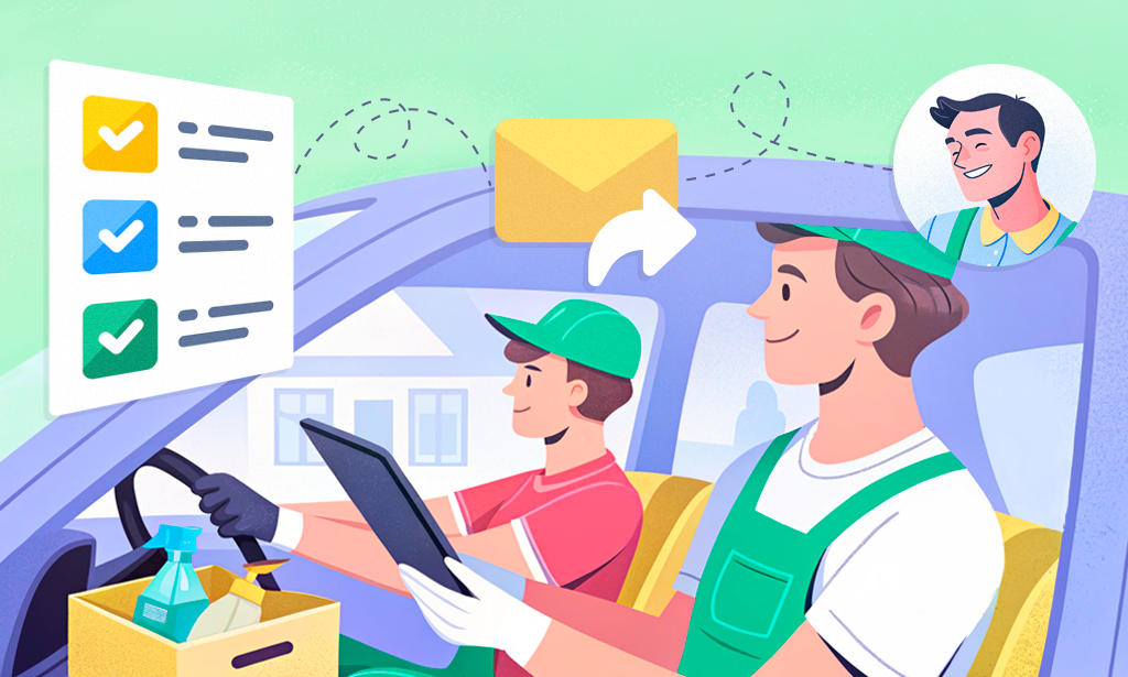 Automatically Send Cleaning Checklists in CRM