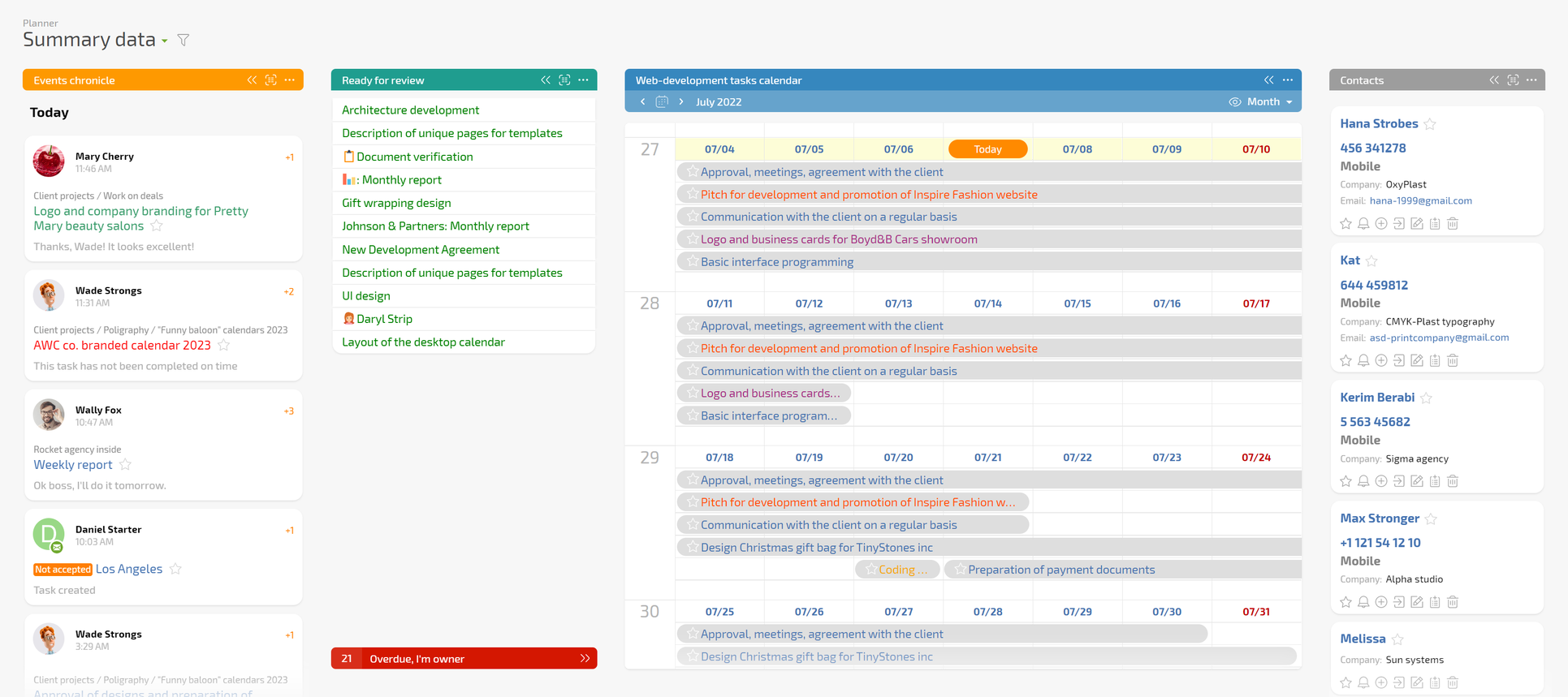 Application interface